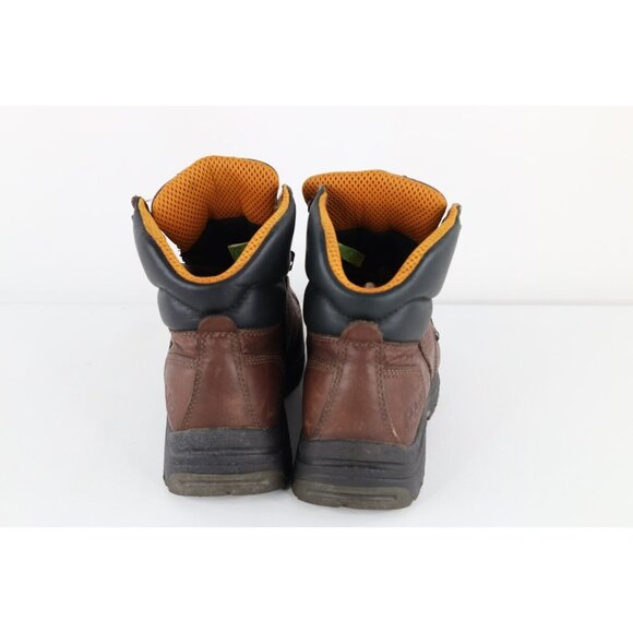Vintage Timberland Pro Mens 7.5 W Distressed Steel Toe Waterproof Leather Boots main image 5